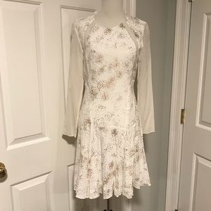 Rebecca Taylor metallic dress